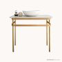 Bespoke Solid Brass Lalique Console 950mm (top not included) CBARO
