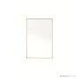 Bespoke Brass Edge Square Mirror 600 W x 900mm H - Brushed Brass FBMSQ-1M2