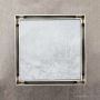 Bespoke 120mm Tile Insert Square Floor Waste with 80mm Outlet - Stainless Steel XTI-120x120