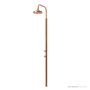 Brooklyn Copper Co Lennox Freestanding Outdoor Shower, Solid Copper or Brass BC-LFS01