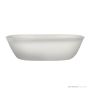 Dado Quartz Brooke 600mm Stone Above Counter Basin, Satin White SWMBAS115-S