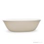 Domus Living Livia 1650mm Narrow Freestanding Bath, Matte Cappuccino DLBTLV1650-MC