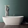 Domus Living Ulpia 1650mm Freestanding Bath, Matte Black DLBTUL1650-MB