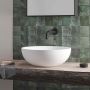 Domus Living Ampolla 400mm Above Counter Basin, Matte White DMBAAM-MW