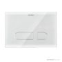Duravit A1 Flush Plate, White Glass WD5011012060