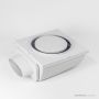 Expella Shadowline Diffuser Round with Plenum Box, White ABS 1SLD260R
