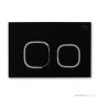 Expella Glass Flush Plate Black 2325403