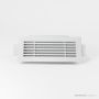 Expella Linear Bar Grille with Plenum Box, White Powdercoat Aluminium 3LBG240B