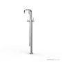 Faucet Strommen Pegasi Floor Mixer Square with 90mm Round Handshower 30683