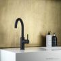 Faucet Strommen Pegasi M Sink Mixer Curve 160, Matte Black 30691-78