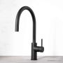 Faucet Strommen Pegasi M Sink Mixer Curve Pull Out, Matte Black 30694-78