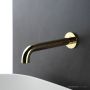 Faucet Strommen Pegasi M Wall Bath Spout 200, Polished Liberty Gold 30721-51