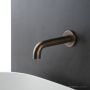 Faucet Strommen Pegasi M Wall Basin Spout 150, Antique Brass Light 30723-84