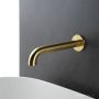 Faucet Strommen Pegasi M Wall Basin Spout 200, Brushed Liberty Gold 30724-71