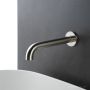 Faucet Strommen Pegasi M Wall Basin Spout 200, Brushed New Nickel 30724-72