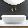 Faucet Strommen Silkstone New Hague Basin, Satin White 30828-33