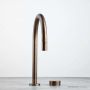 Faucet Strommen Zero Progresiv Smooth Sink Mixer W. Pull Out, Curve, Antique Brass Light 30905-84