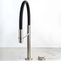 Faucet Strommen Zero Progresiv Knurl Sink Mixer P. Down, Brushed New Nickel 30947-72