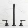 Faucet Strommen Chisel D Lever Spa Set Hob, Matte Black 31792-78