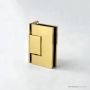 Faucet Strommen Shower Hinge, Glass-to-Wall 90 Degree, Brushed Liberty Gold 34410-71