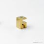 Faucet Strommen Shower Over-panel Fitting, Glass-to-glass Square, Brushed Liberty Gold 34412-71