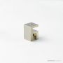 Faucet Strommen Shower Over-panel Fitting, Glass-to-glass Square, Brushed New Nickel 34412-72