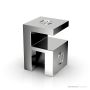 Faucet Strommen Shower Over-panel Fitting, Glass-to-glass Square 34412