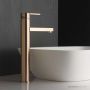 Faucet Strommen Zeos Basin Mixer, Tall 222h, Antique Brass Medium 35101-83