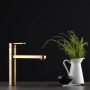 Faucet Strommen Zeos Sink Mixer, Antique Brass Light 35102-84