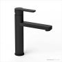Faucet Strommen Zeos Basin Mixer, Mid 147h, Matte Black 35137-78
