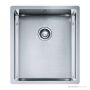 Franke Bolero Top, Flush & Under Mount Single Bowl Sink 400mm, Stainless BOX210-36