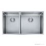 Franke Bolero Top, Flush & Under Mount 1 & 1/2 Double Bowl Sink 780mm, SBL, HOF, RM44, DT360, Stainless BOX220-42/29 SBL