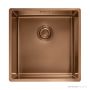 Franke Mythos Masterpiece Top, Flush & Under Mount Single Bowl Sink 440mm, Stainless Steel BXM210-40CP