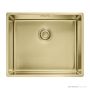 Franke Mythos Masterpiece Top, Flush & Under Mount Single Bowl Sink 540mm, Stainless Steel BXM210-50GD