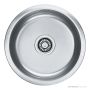 Franke Rambla Topmount Round Single Bowl Sink 440mm, Stainless LUX610