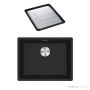 Franke Maris Undermount Single Bowl Sink 553mm, DT651, Matt Black MRG110-52MB-FPC