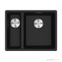 Franke Maris Undermount 1 & 1/2 Double Bowl Sink 553mm, SBL, Onyx MRG160SBLON-B
