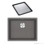 Franke Maris Flushmount Single Bowl Sink 553mm, DT651, Stone Grey MRG210-52SG-FPC