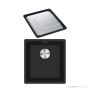Franke Maris Granite Topmount Single Bowl Sink 410mm, DT651, Matt Black MRG610-37MB-FPC