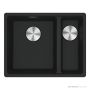 Franke Maris Topmount 1 & 1/2 Double Bowl Sink 560mm, SBR, Matt Black MRG 660/34-15 SBR MB