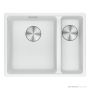 Franke Maris Topmount 1 & 1/2 Double Bowl Sink 560mm, SBR, Polar White MRG 660/34-15 SBR PW
