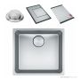 Franke Mythos Undermount Single Bowl Sink 490mm, PB835, RM081, DT288, Stainless MYX110-45FPC