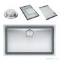 Franke Mythos Undermount Single Bowl Sink 740mm, PB835, RM081, DT288, Stainless MYX110-70FPC