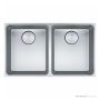 Franke Mythos Undermount Double Bowl Sink 745mm, Stainless MYX120-34/34B