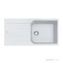 Franke Urban Topmount Single Bowl Sink 1000mm, 1th, Left Drainer, Polar White UBG611-100PWLHD