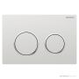 Geberit Kappa21 Flush Button, Matt Chrome with Chrome Trim 115.240.KN.1