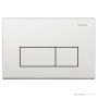 Geberit Kappa50 Flush Button, White Metal 115.260.11.1