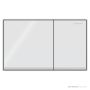 Geberit Sigma60 Flush Button, White Glass 115.640.SI.1
