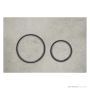 Geberit Sigma21 Flush Button, Concrete Look, Black Chrome Trim 115.651.JV.1