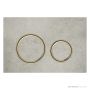 Geberit Sigma21 Flush Button, Concrete Look, Brass Trim 115.652.JV.1